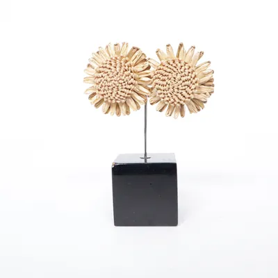 Ohrringe (Beige) Unbekanntes Metall
