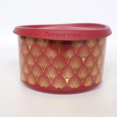Ask (Röd, Guldfärgad) från Tupperware