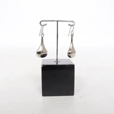 Örhängen (Silverfärgad) Okänd metall