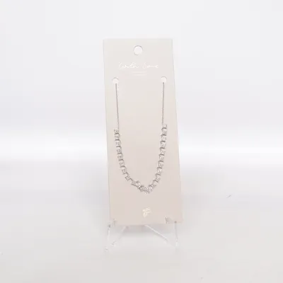 Necklace (Silver) from With Love Unknown metal