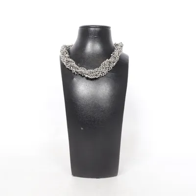 Necklace (Silver) from Zara Unknown metal