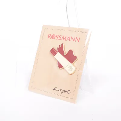 Boutons de manchette (Rouge, Or) de Rossmann Métal inconnu
