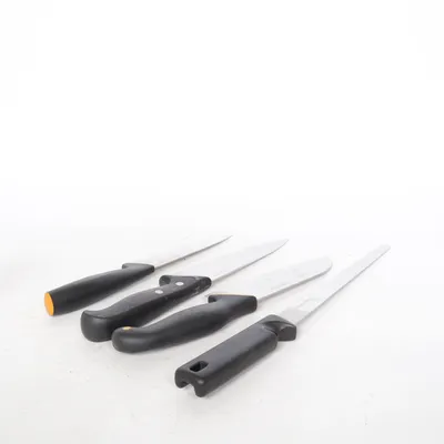 Knivset (Svart, Silverfärgad) från Fiskars