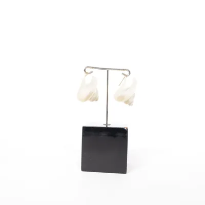 Boucles d'oreilles (Blanc) Métal inconnu