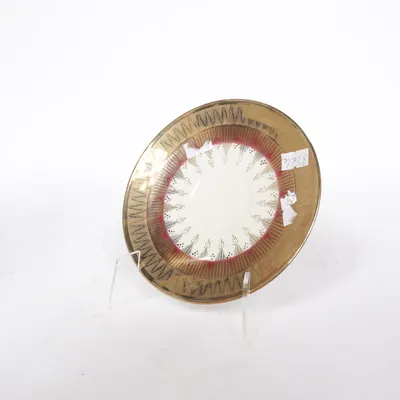 Petite assiette (Blanc, Or, Multicolore) de Winterling