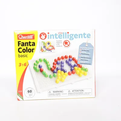 Pärlplatta (Flerfärgad) från Quercetti