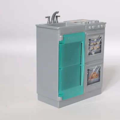 Dollhouse furniture (Gray, Turquoise) from Barbie