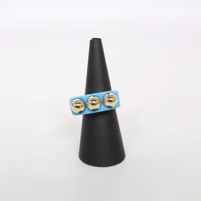 Ring (Blauw, Goud) Onbekend materiaal