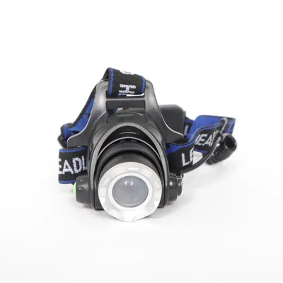 Lampe frontale (Noir, Bleu)