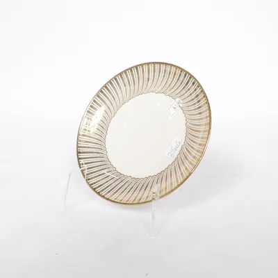 Petite assiette (Blanc, Or) de Winterling