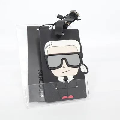 Bagagelabel (Zwart, Meerkleurig) van Karl Lagerfeld