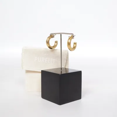 Örhängen (Guldfärgad) från Purelei Okänd metall