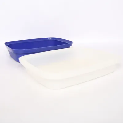 Matlåda (Vit, Blå) från Tupperware