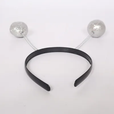 Diadem (Svart, Silverfärgad)