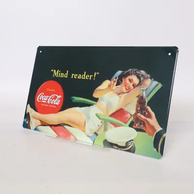 Bord (Zwart, Meerkleurig) van Coca Cola