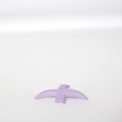 Broche (Violet) Métal inconnu