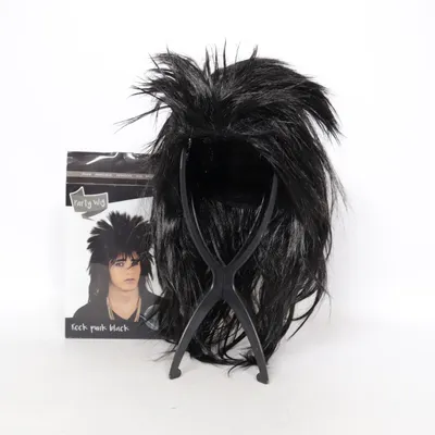 Peruk (Svart) från Funny Fashion