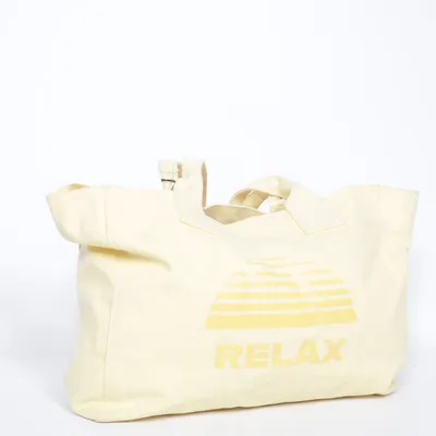 Canvas bag (Yellow) from H&M Cotton, Polyester