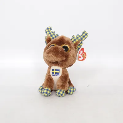 Gosedjur (Brun, Gul, Blå) från Beanie Boos Ty