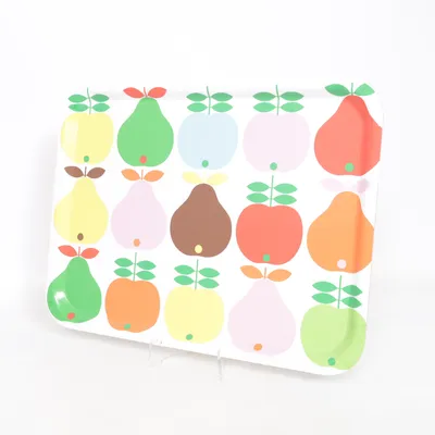 Tray (White, Multicolored) from Koloni Stockholm