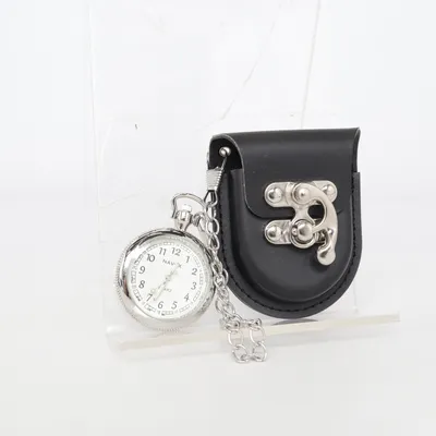 Taschenuhr (Silber, Schwarz) von Navox