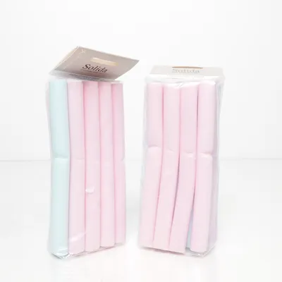 Hair rollers (Purple, Pink, Blue) from Solida