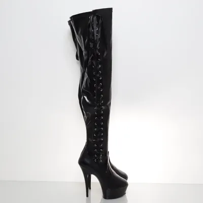 Laarzen (Zwart) van Pleaser