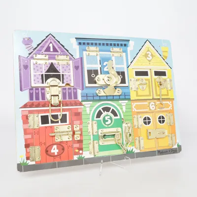 Activity toy (Latches Board) from Melissa & Doug