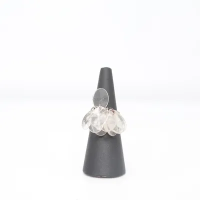 Ring (Zilver, Transparant) Onbekend materiaal