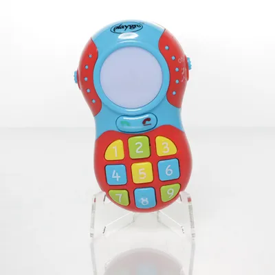 Leksakstelefon (Blå, Röd, Gul) från Playgro