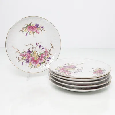 Bord (Wit, Meerkleurig) van Henneberg Porcelana 1777