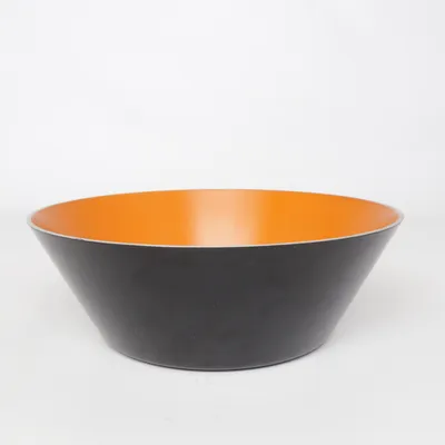 Schaal (Oranje, Zwart) van Orrefors Jernverk