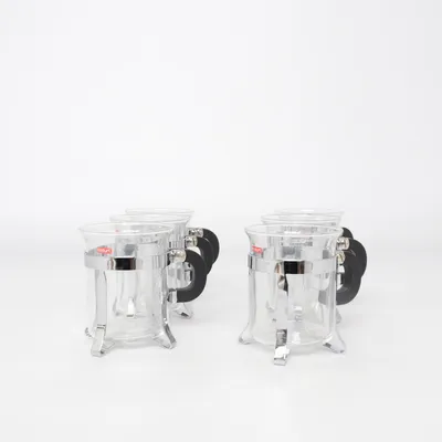 Tasse (Transparent, Argent, Noir) de Bodum