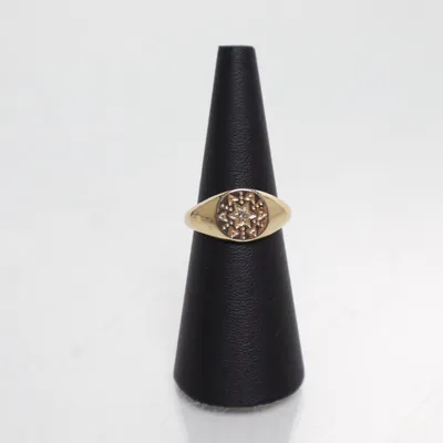 Ring (Guldfärgad) från Ur och Penn Guldpläterad