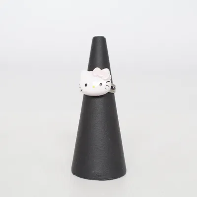 Ring (White, Pink, Silver, Multicolored, Black) from Hello Kitty by Sanrio Unknown metal