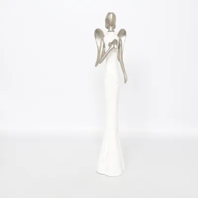 Beeldje (Wit, Zilver) van Perfect Home Collection