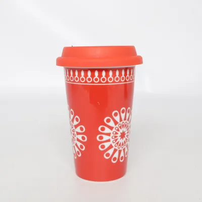 Take away mugg (Röd, Vit) från Modern House