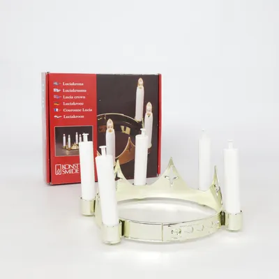 Lucia kroon (Goud, Wit) van Konst Smide