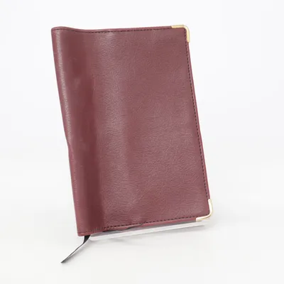 Protège passeport (Rouge) Cuir