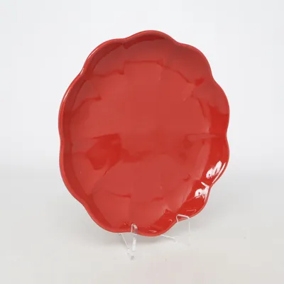 Assiette (Rouge)