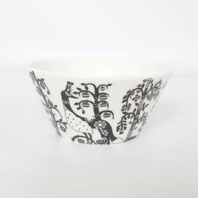 Djup tallrik (Vit, Svart) från Iittala