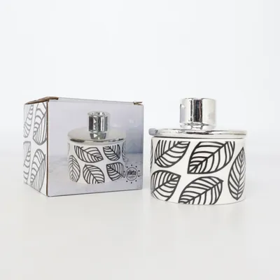 Candle holder (White, Black) from Pluto Produkter