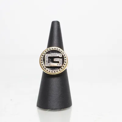 Ring (Goud, Zwart) van Guess Roestvrij staal