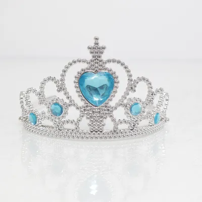 Diadeem (Zilver, Blauw)