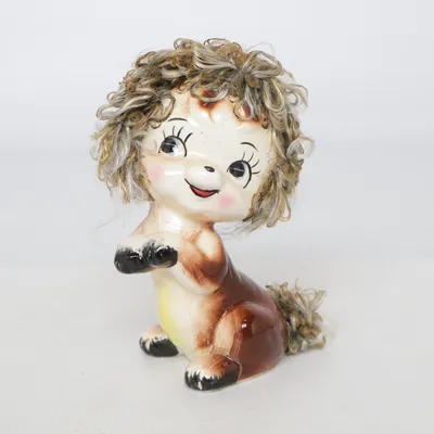 Beeldje (Bruin, Wit)