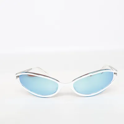 Solglasögon (Silverfärgad, Blå) från Le Specs