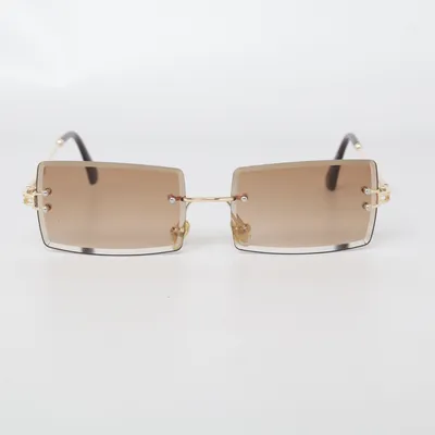 Lunettes de soleil (Marron, Or)