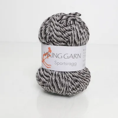 Garn (Grå, Svart) från Viking Garn