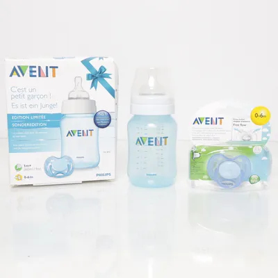 Sutteflasker (Blå, Transparent) fra Philips Avent