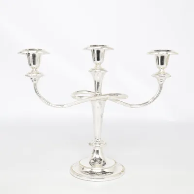 Kandelaber (Silverfärgad)